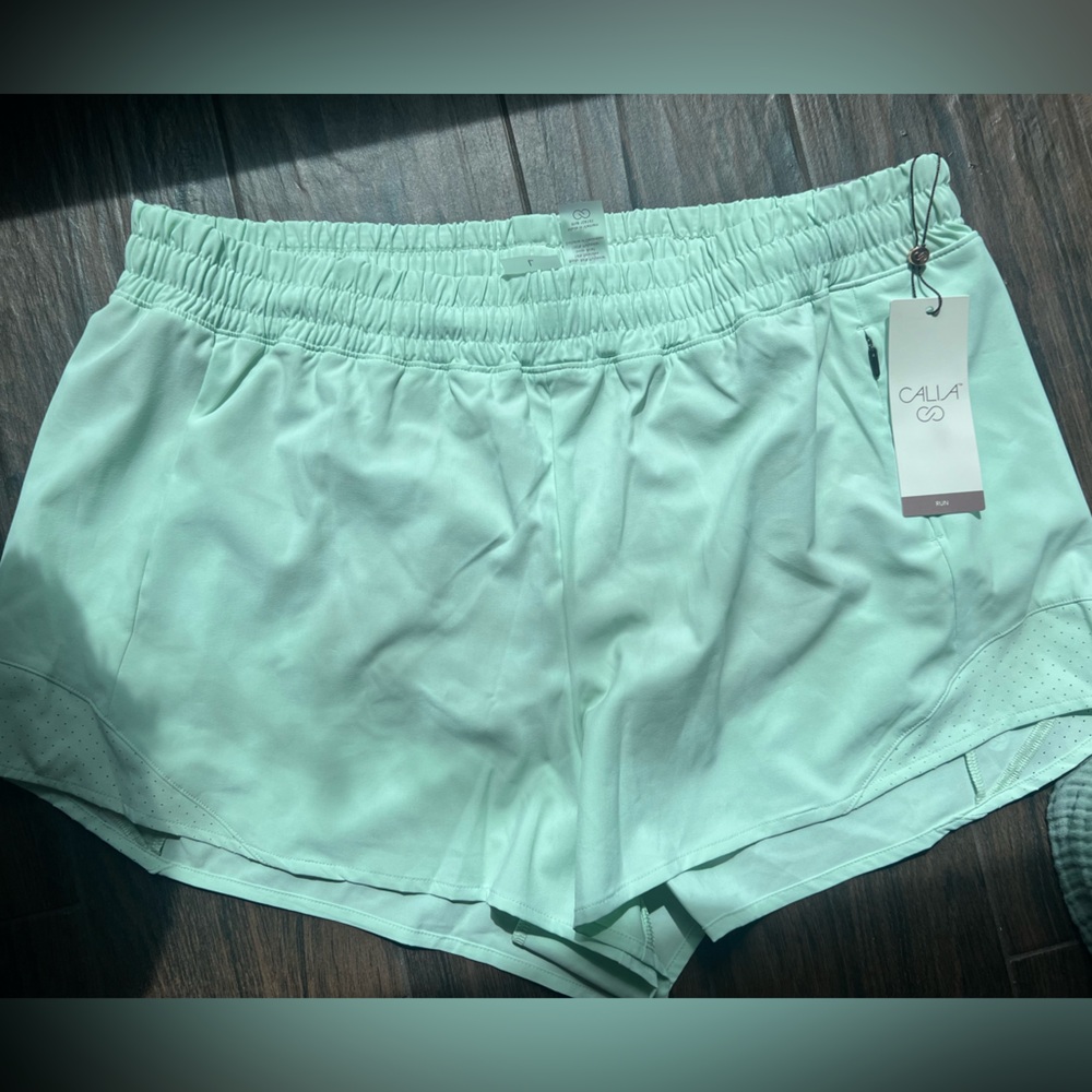 CALIA by Carrie Underwood Mint Athletic Shorts